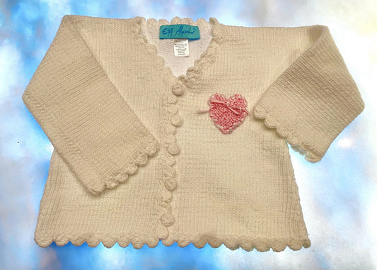 Heart Scallops Cardigan