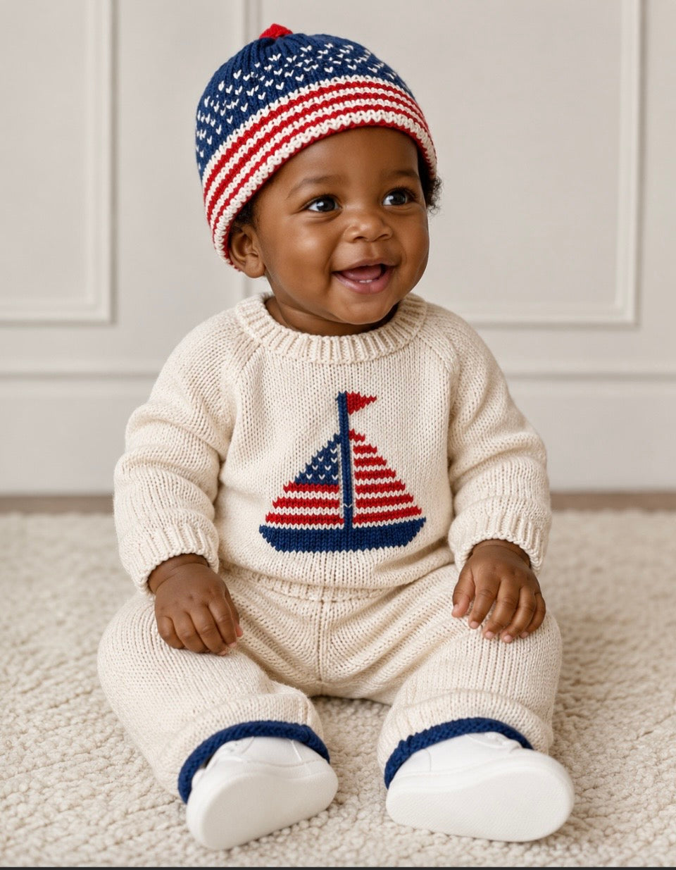American Flag Sailboat Outfit
