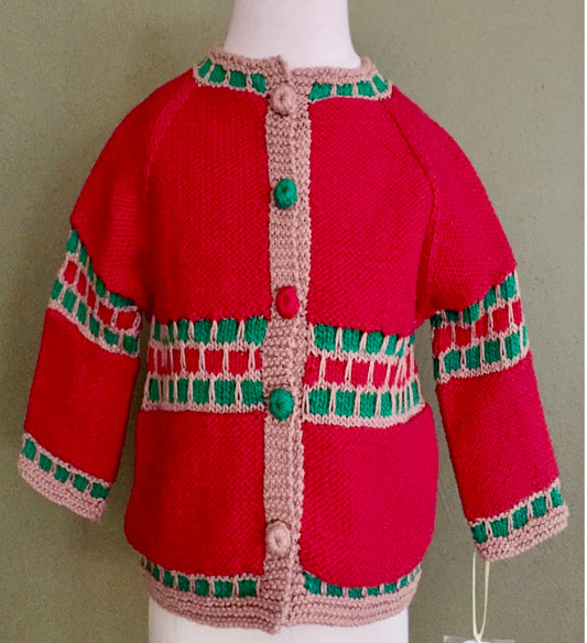 Christmas Gingerbread Cardigan